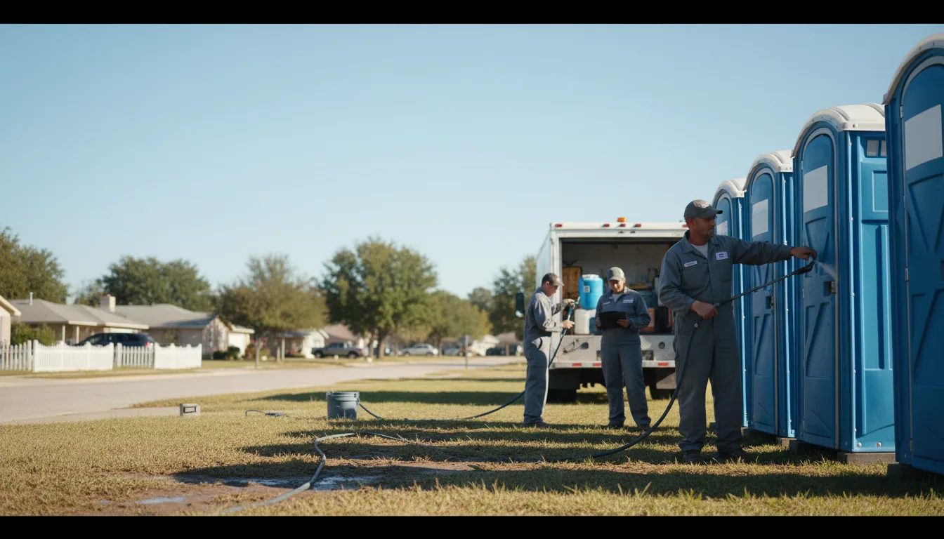 Long-Term Portable Toilet Rental in Garland, PA near me